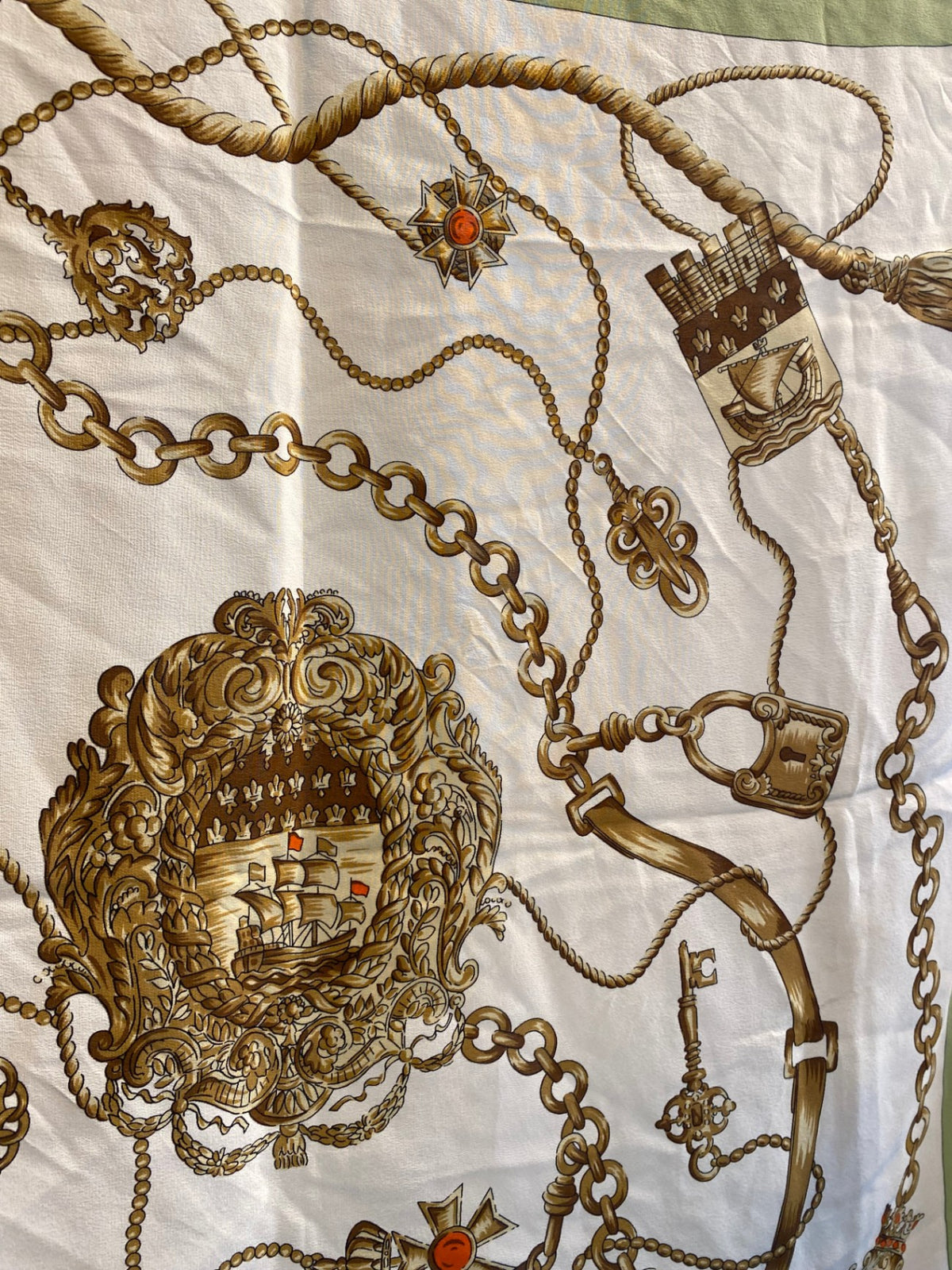 Tuch Sage Gold