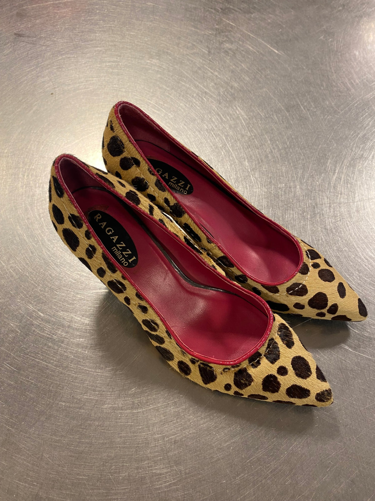 Pumps 39 Leopardenfell