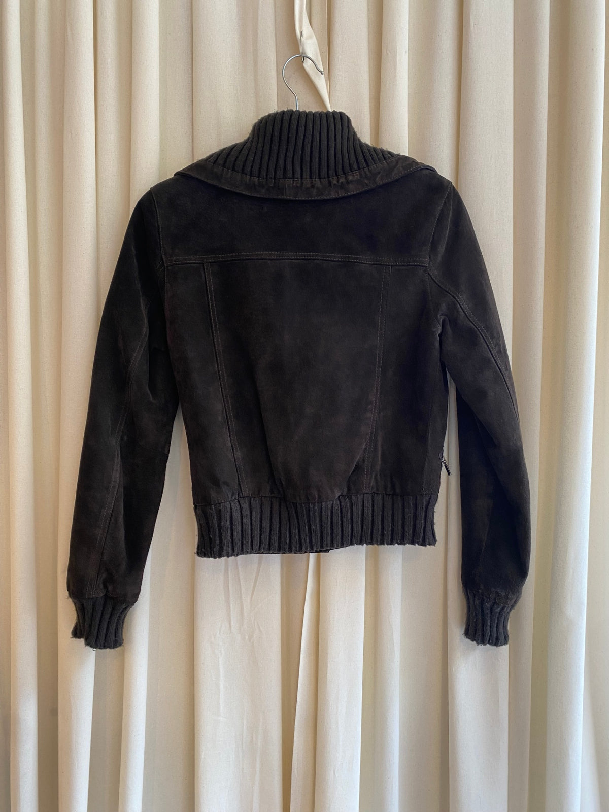 Wildleder Jacke M Braun