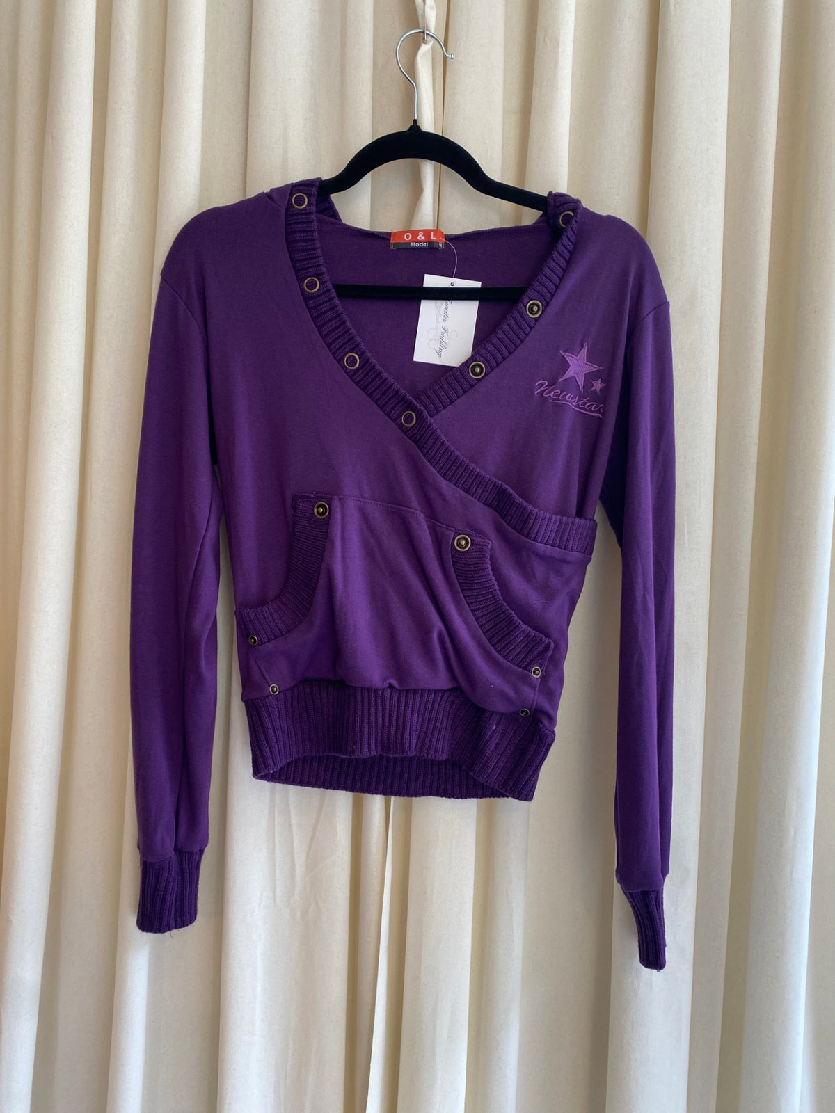 Strick-Pullover M Lila
