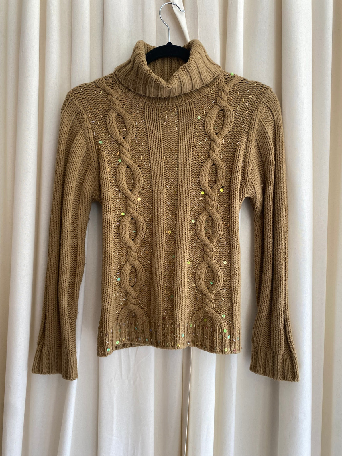 Strick-Pullover L Beige