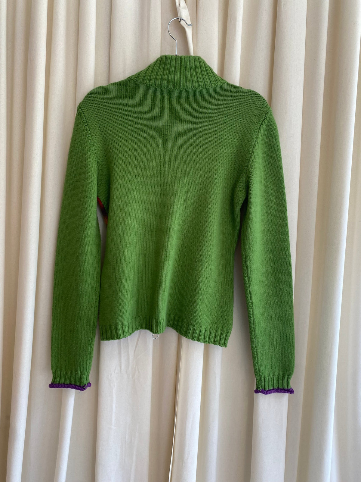 Strickjacke M Grün