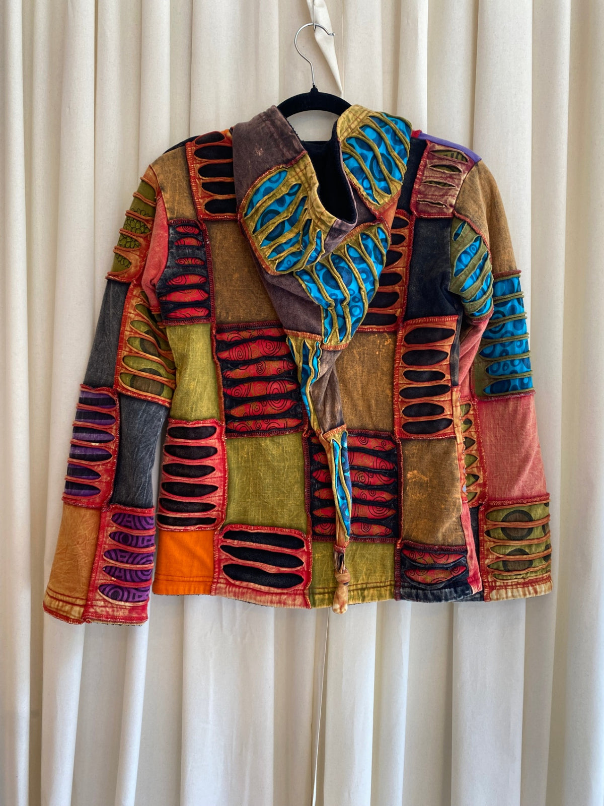 Patchwork Zipper S Bunt