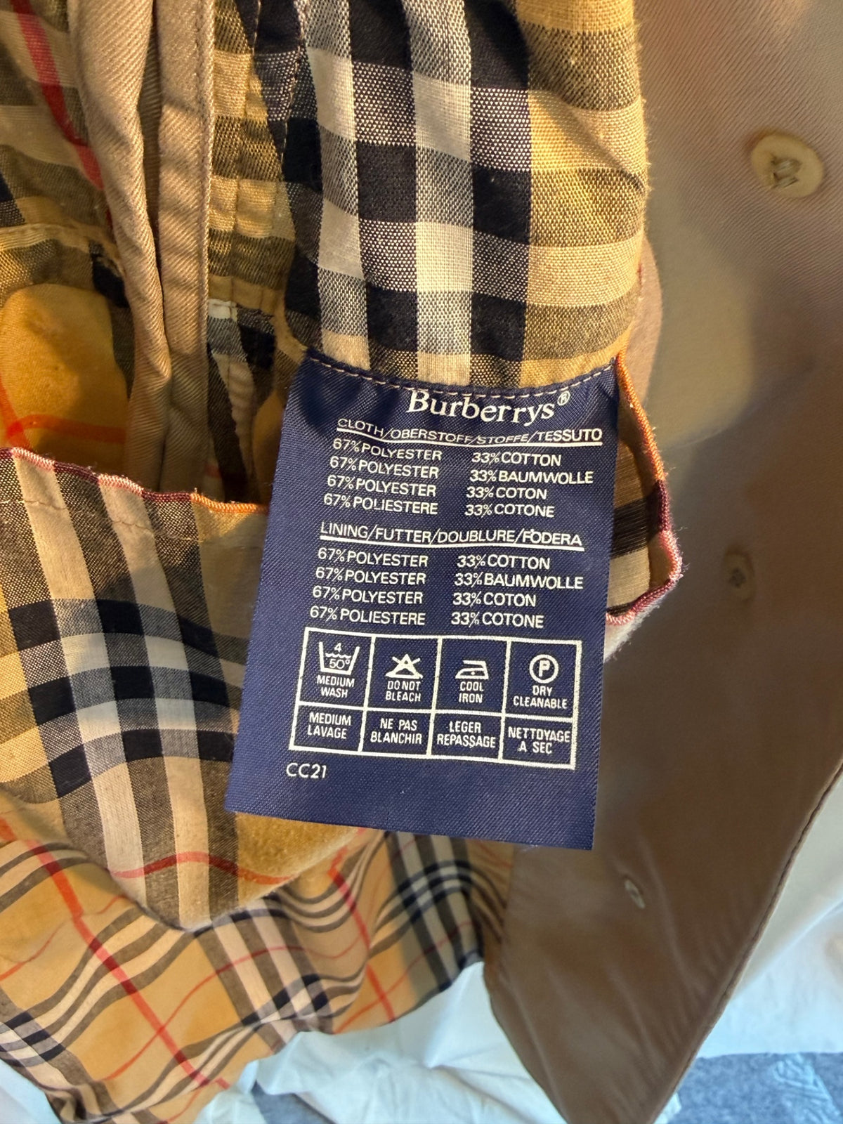 Burberrys Jacke L Beige