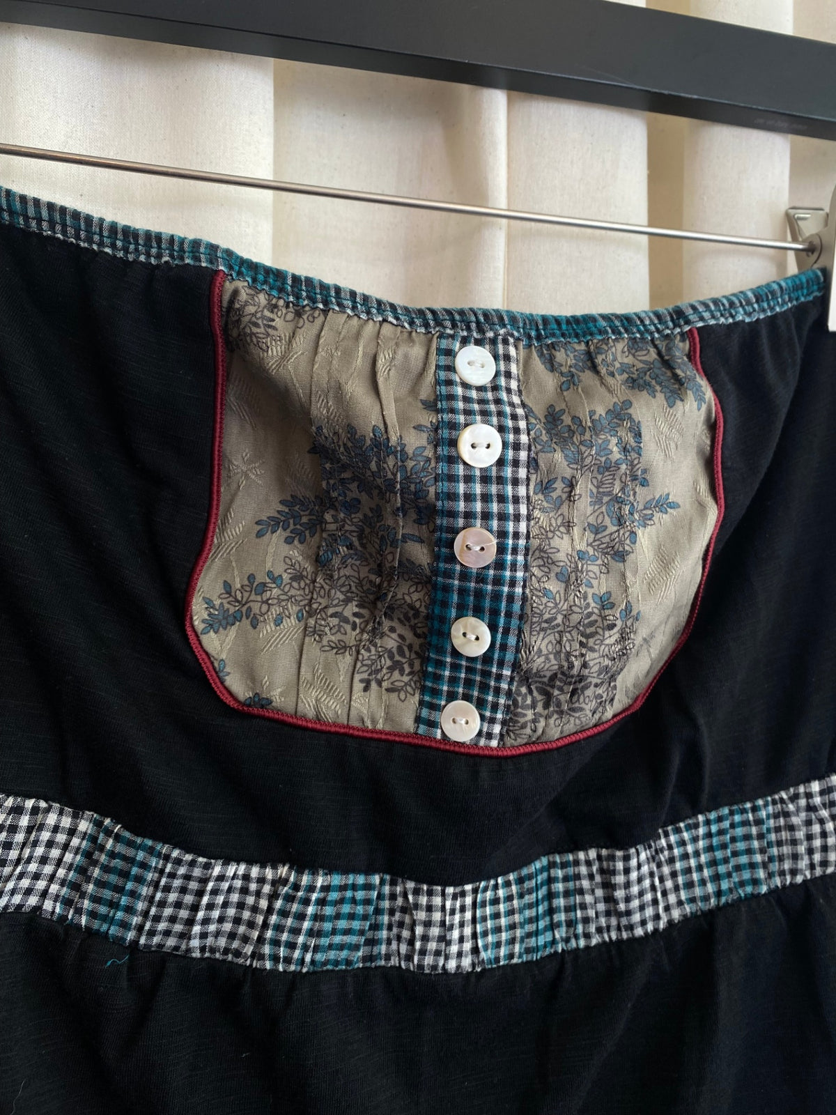 Top S Schwarz, Khaki, Blau
