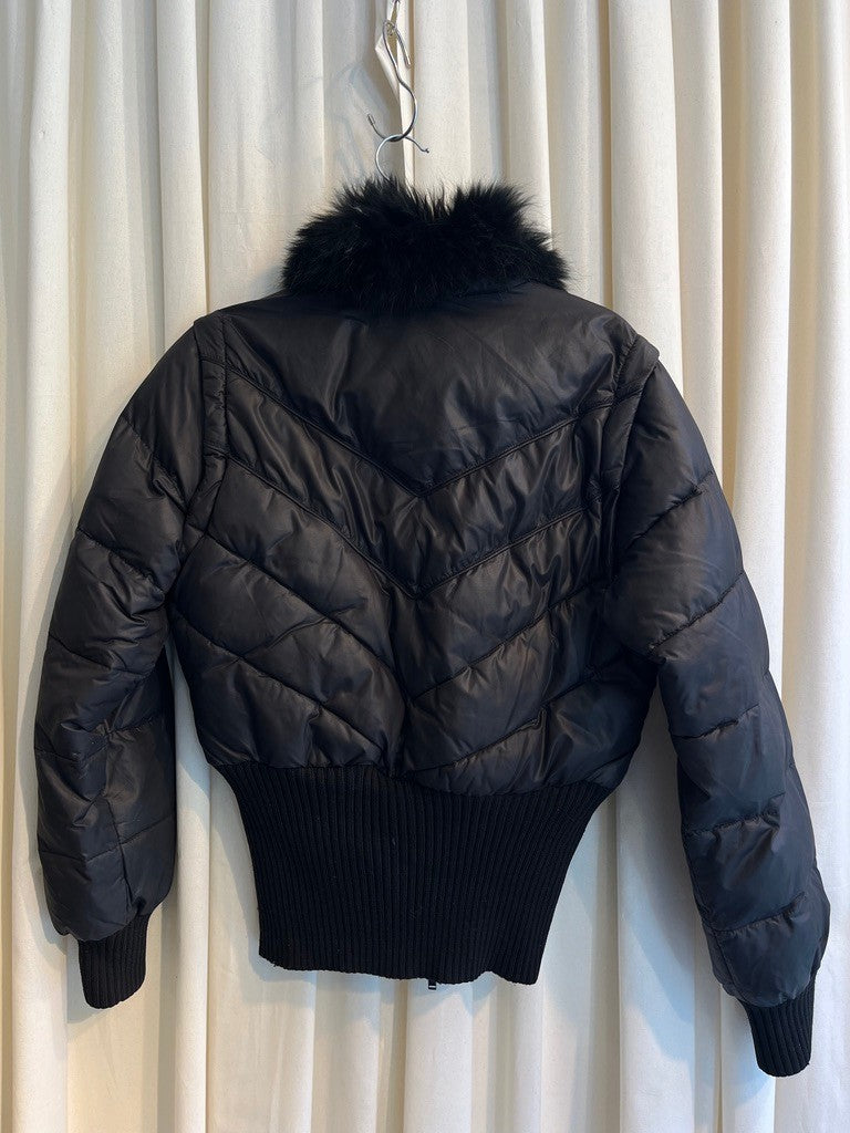 Jacke L Schwarz