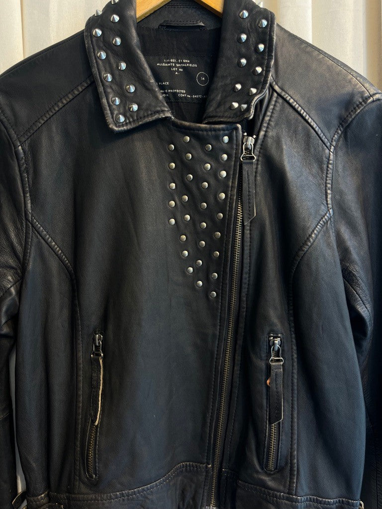 Lederjacke Nieten