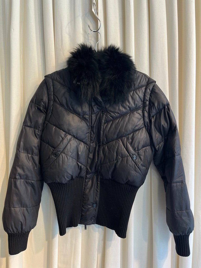 Jacke L Schwarz