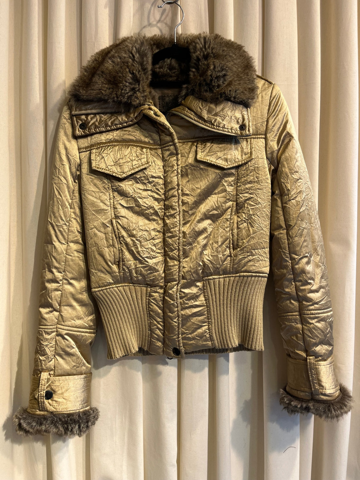 Jacke S Beige