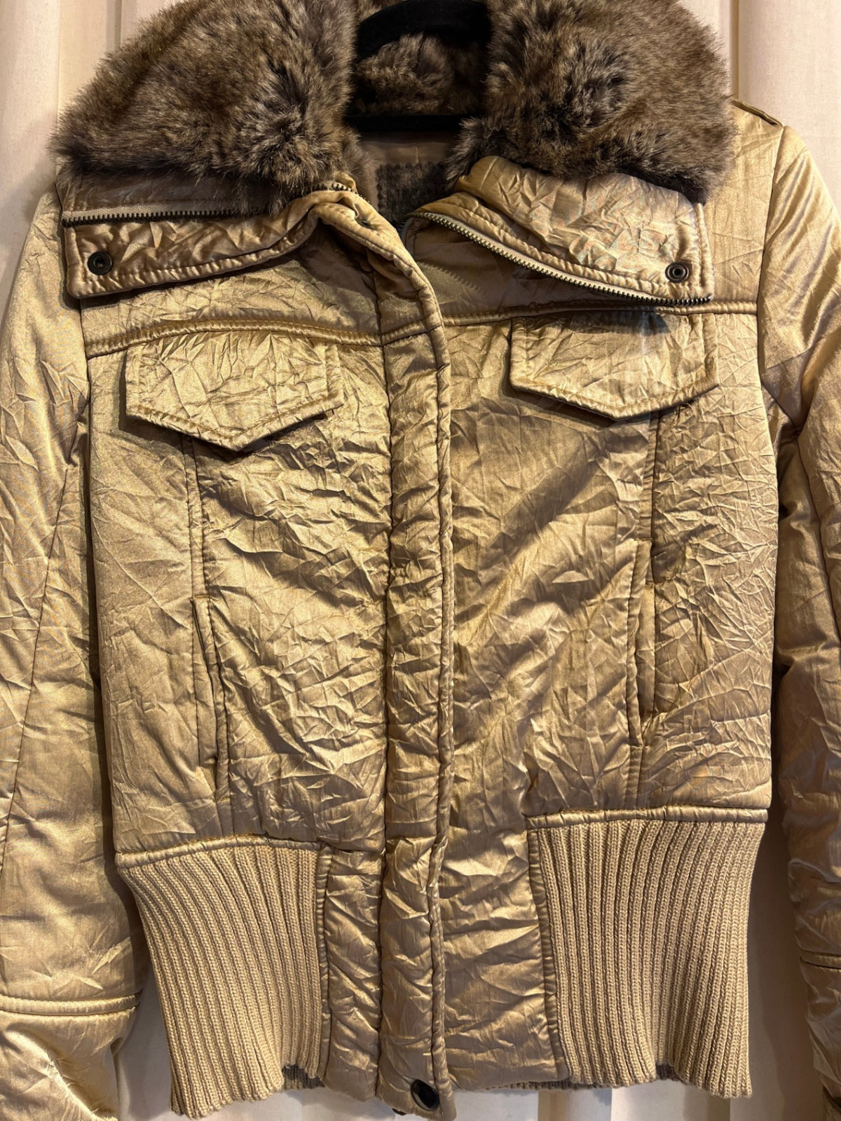 Jacke S Beige