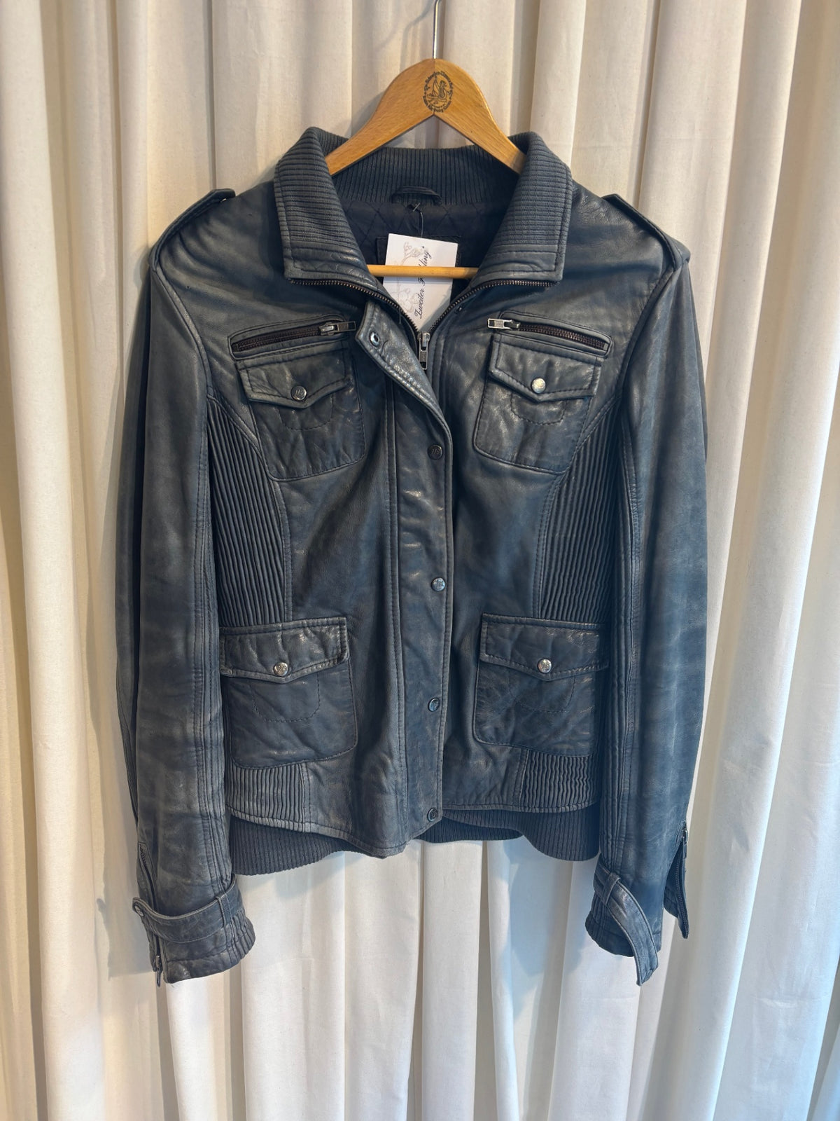 Unbekannt Jacke L Dunkelgrau