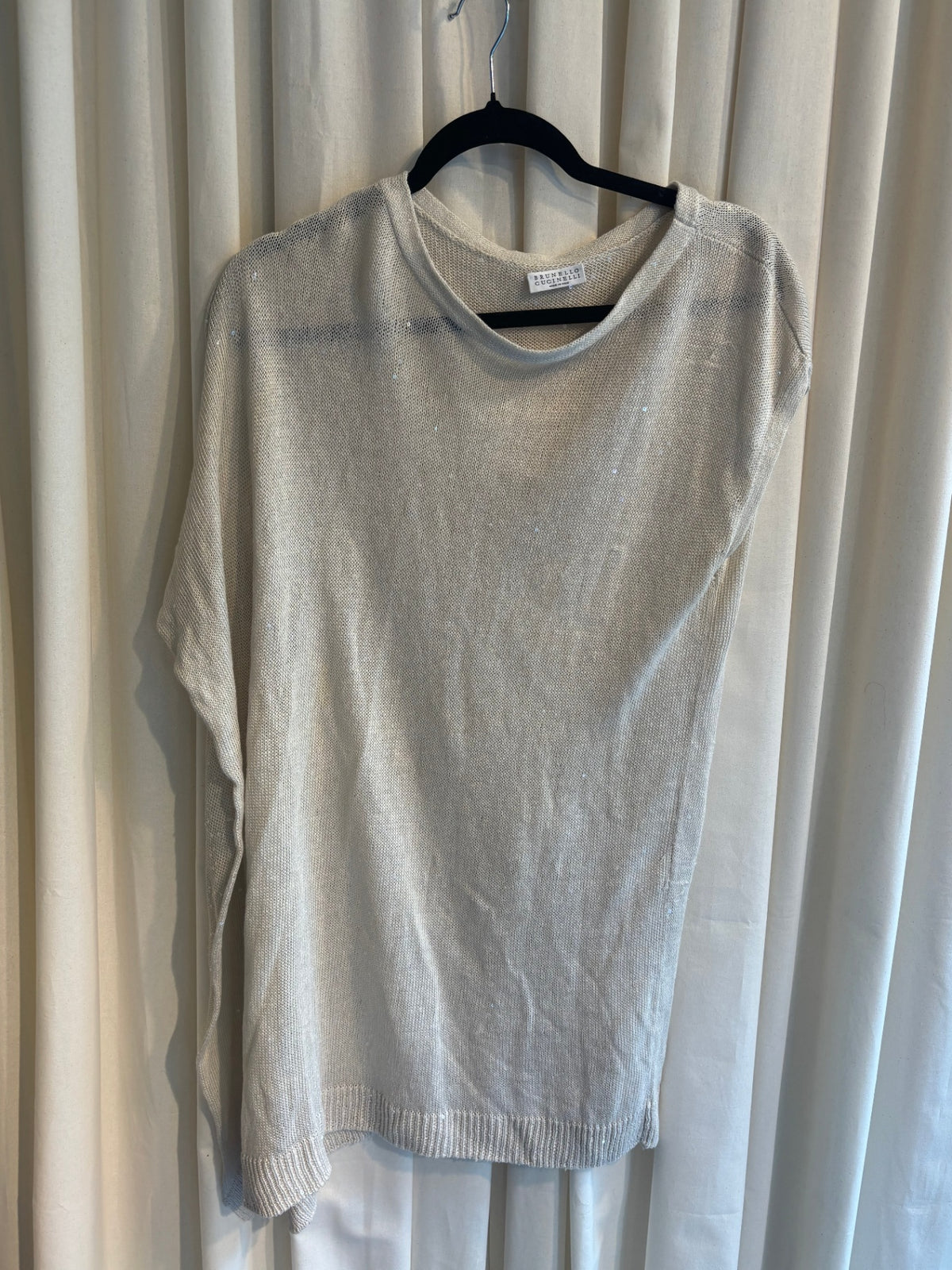 Brunello Cucinelli Ärmelloses Oberteil M Beige