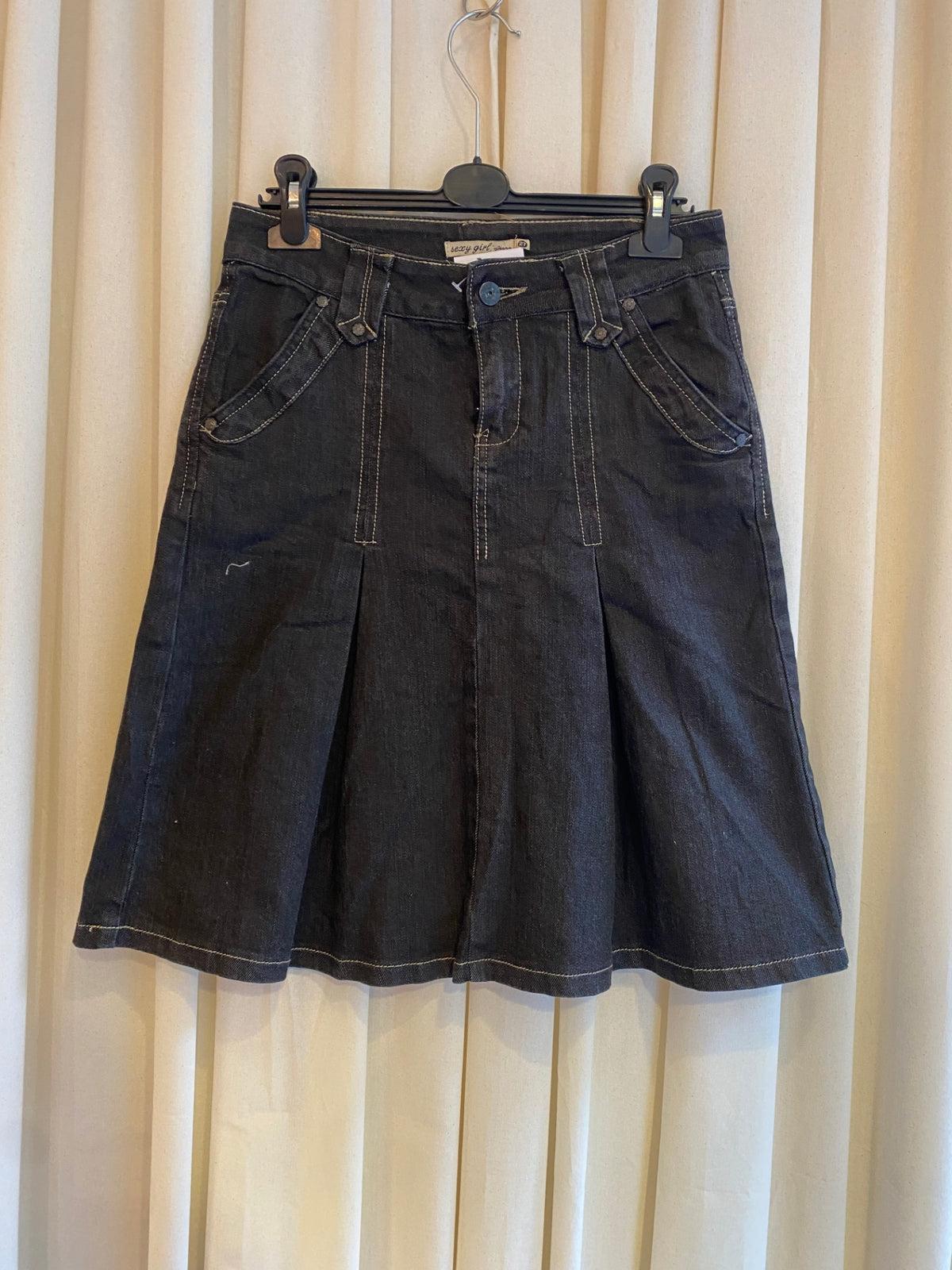 Jeans Rock S Schwarz