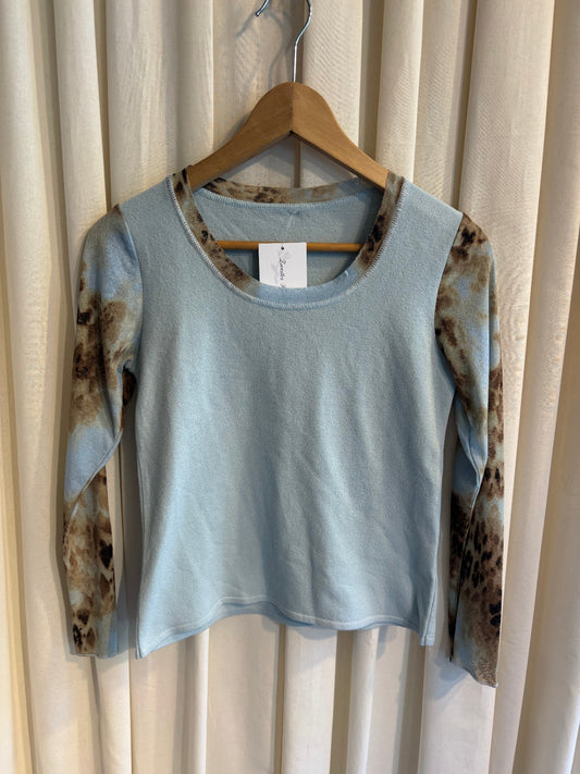 Langarm S Hellblau