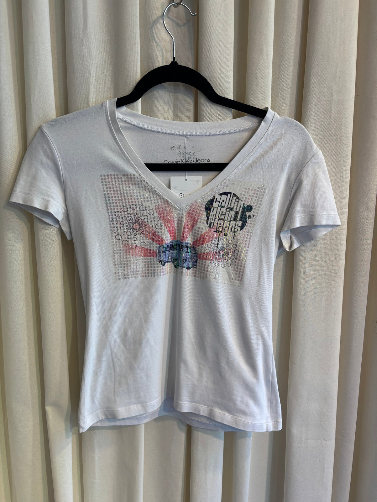 Calvin Klein T-Shirt M Weiß
