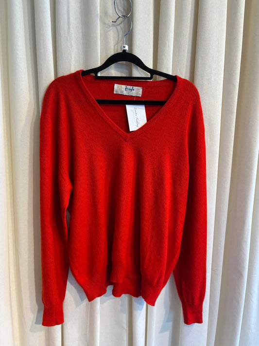 Pullover M Rot 100% Kaschmir