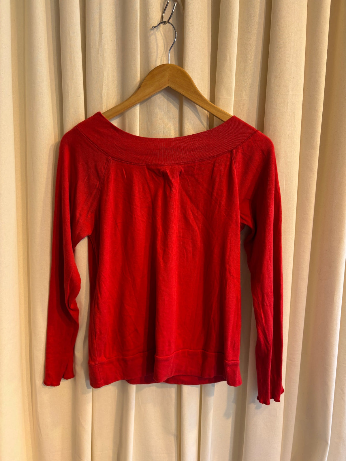 Langarmshirt M Rot