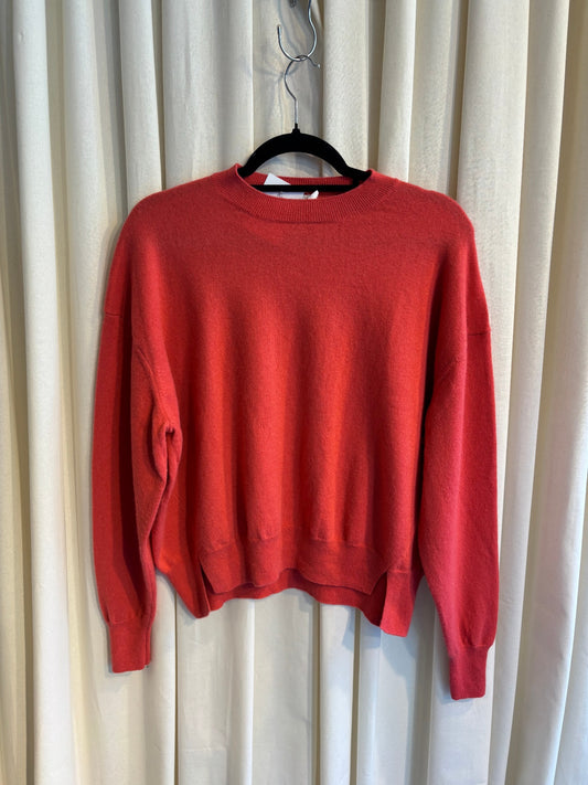 Pullover M Rot (Woll-Kaschmir Mix)