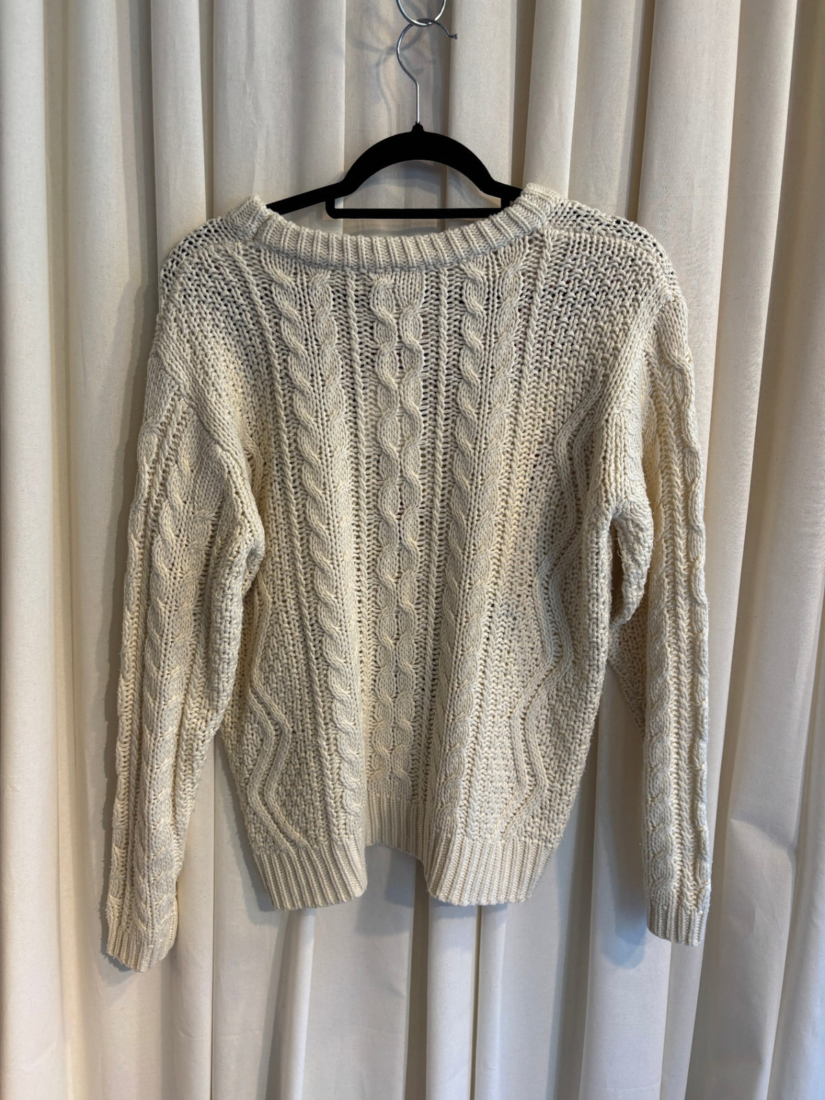 Pullover L Creme