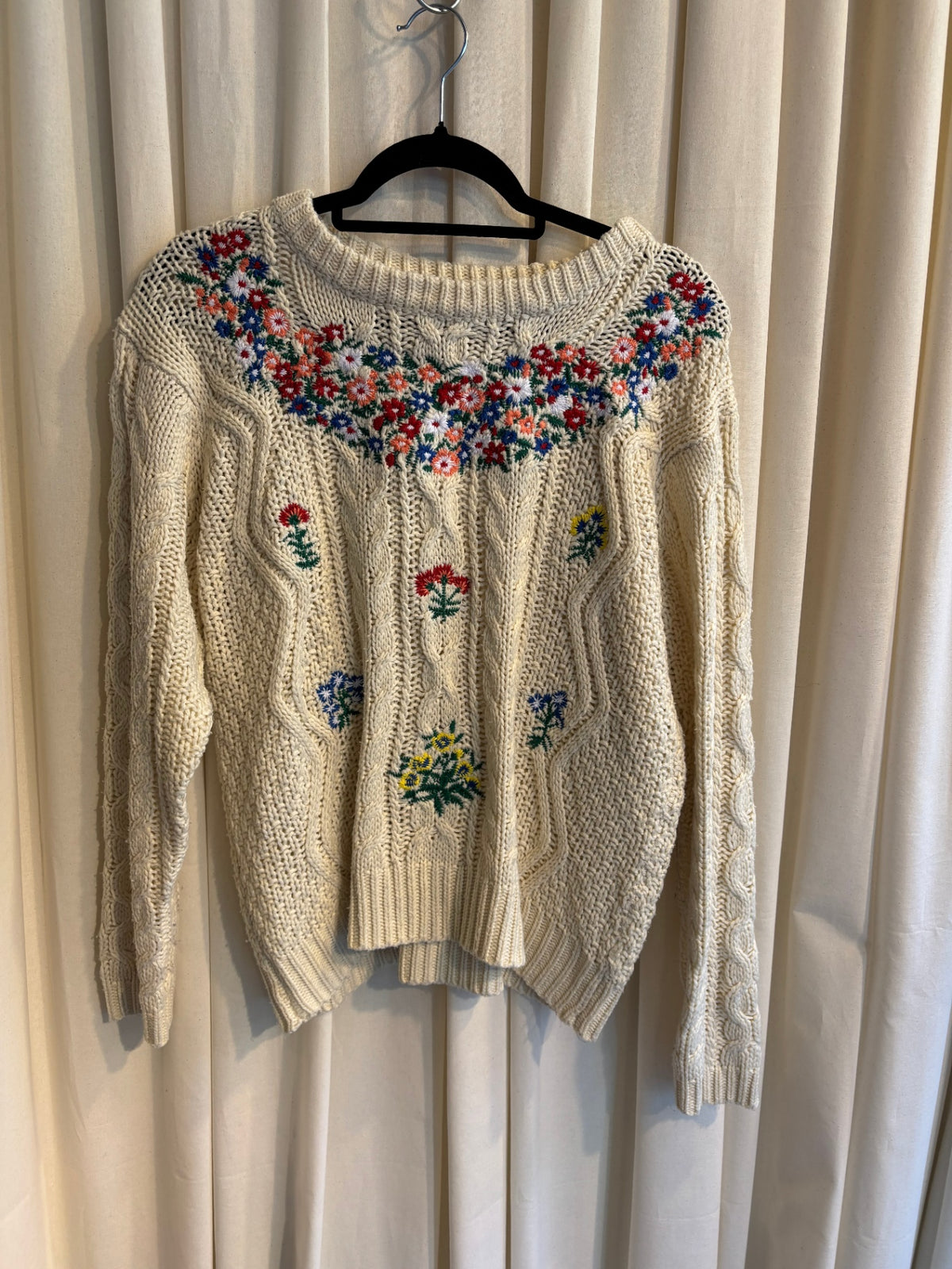 Pullover L Creme