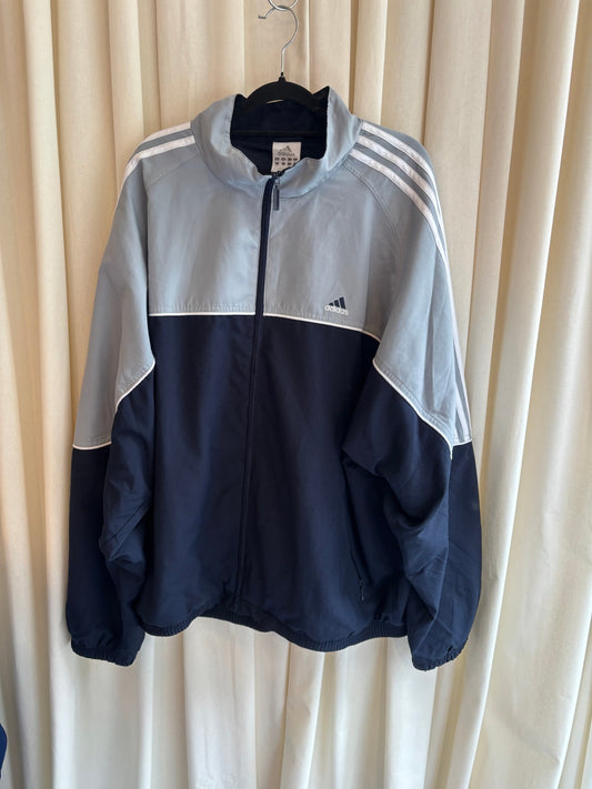 Adidas Jacke XL Grau, Blau