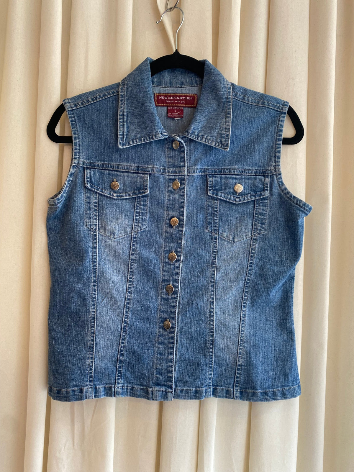 Denim Weste S 