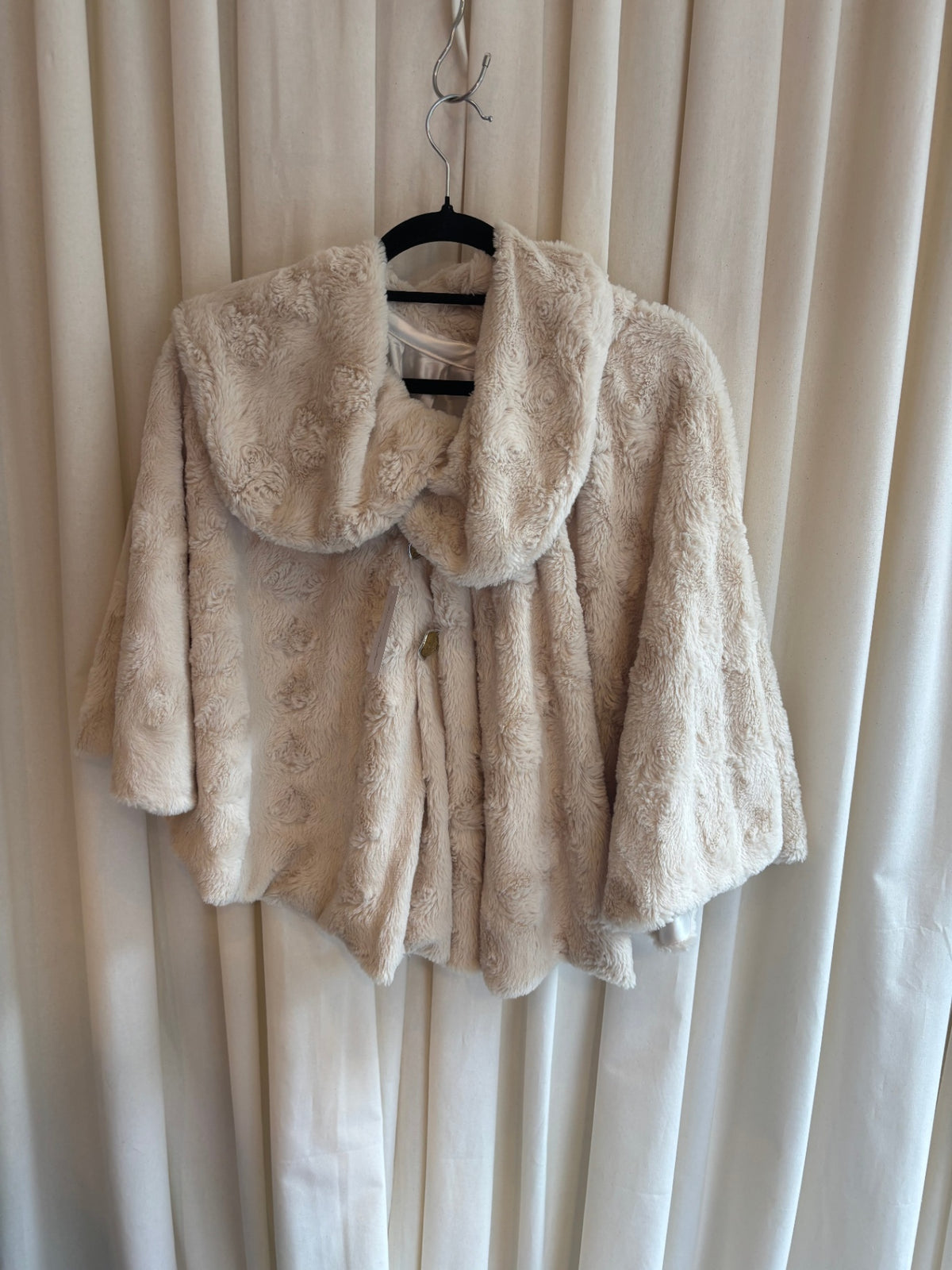 Fell Poncho Onesize Beige