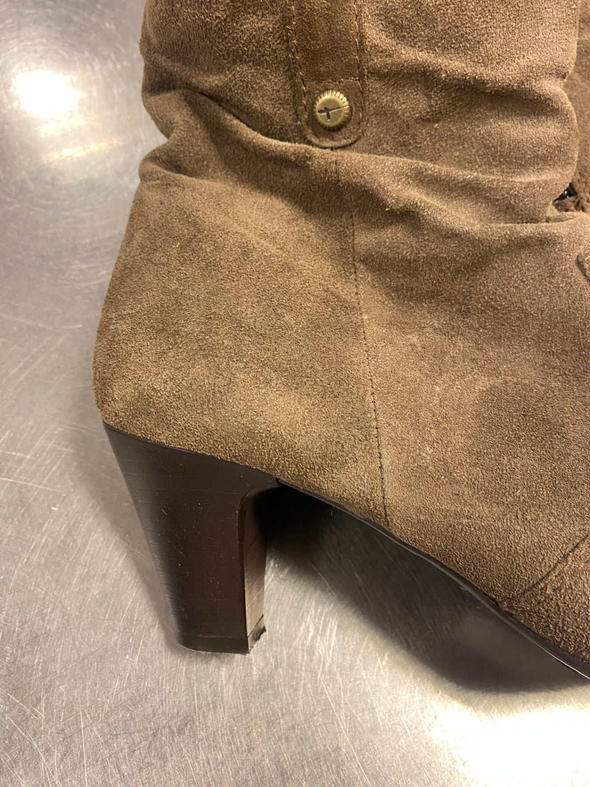 Leder Stiefeletten 41 Braun