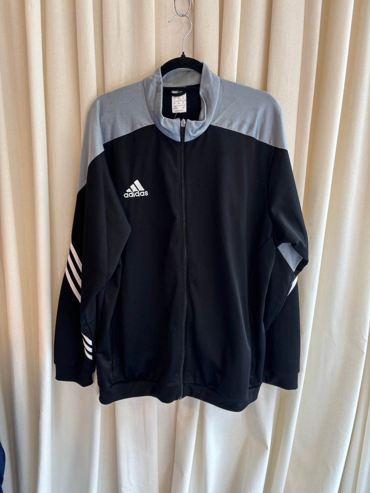 Adidas Jacke XXXL Schwarz, Grau