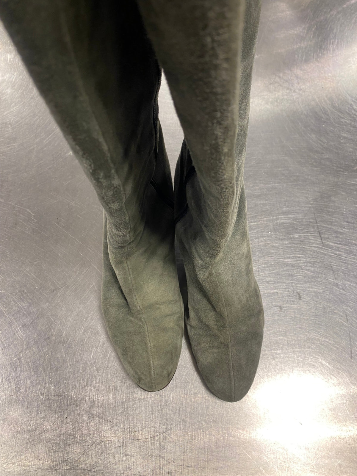 Wildleder Stiefel 39 Grau
