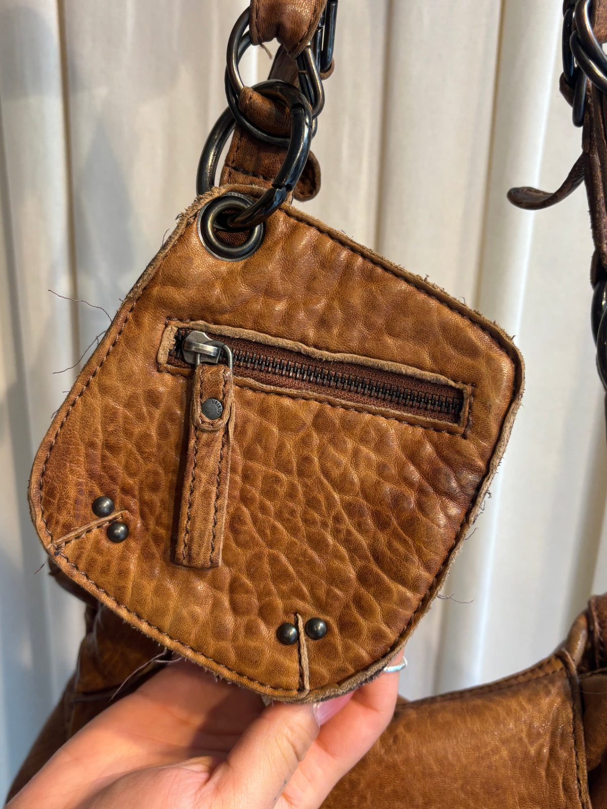Ledertasche Groß Braun