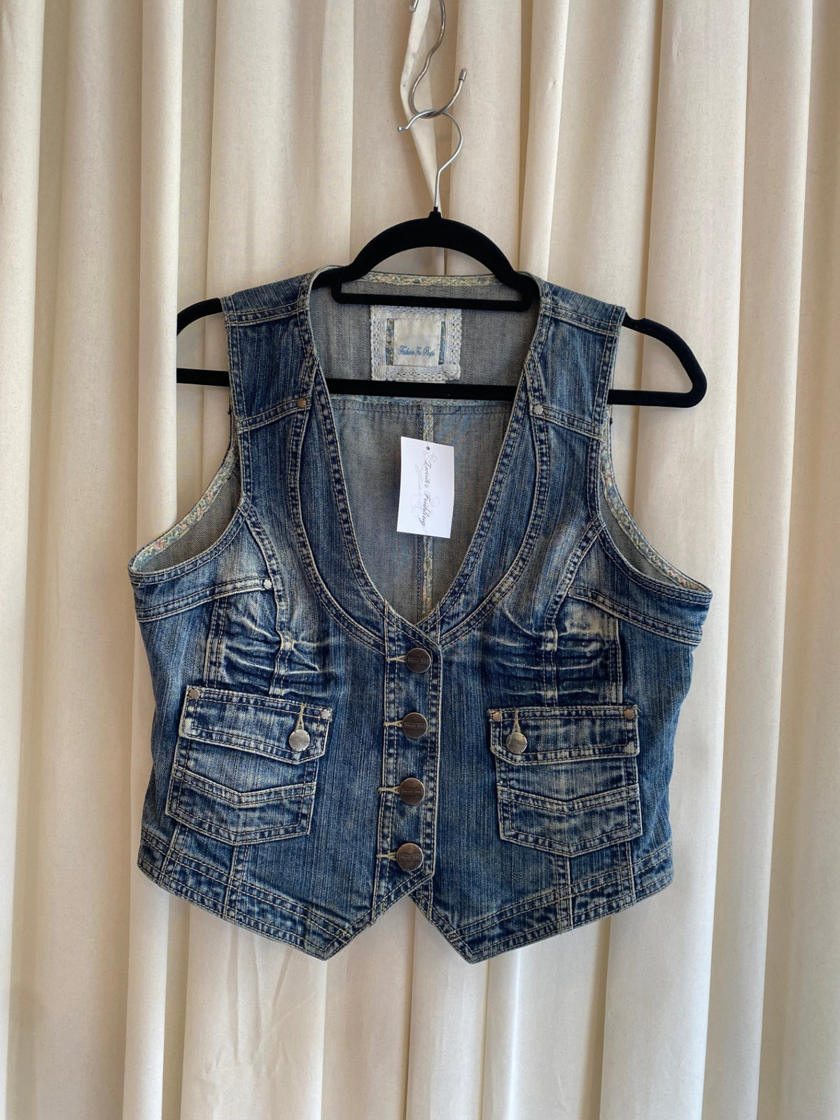 Denim Weste L 