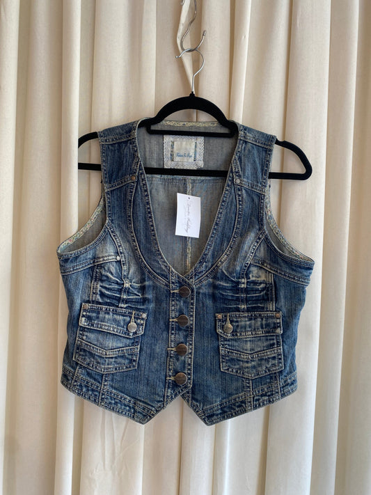 Denim Weste L 