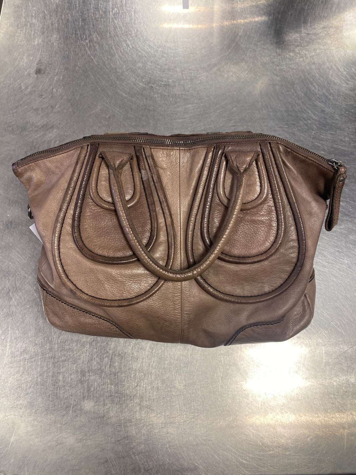 Liebeskind Berlin Ledertasche Braun/Lila