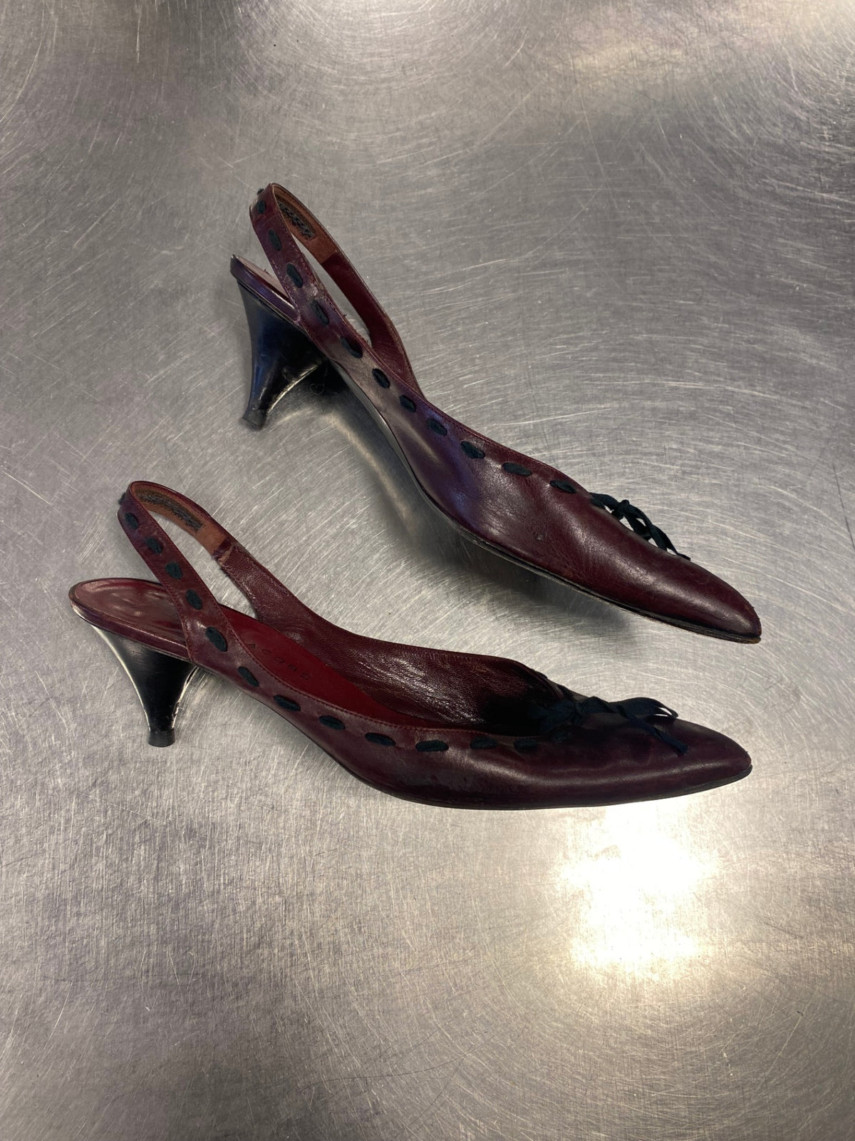 Marc Jacobs Kitten Heels 39 Weinrot