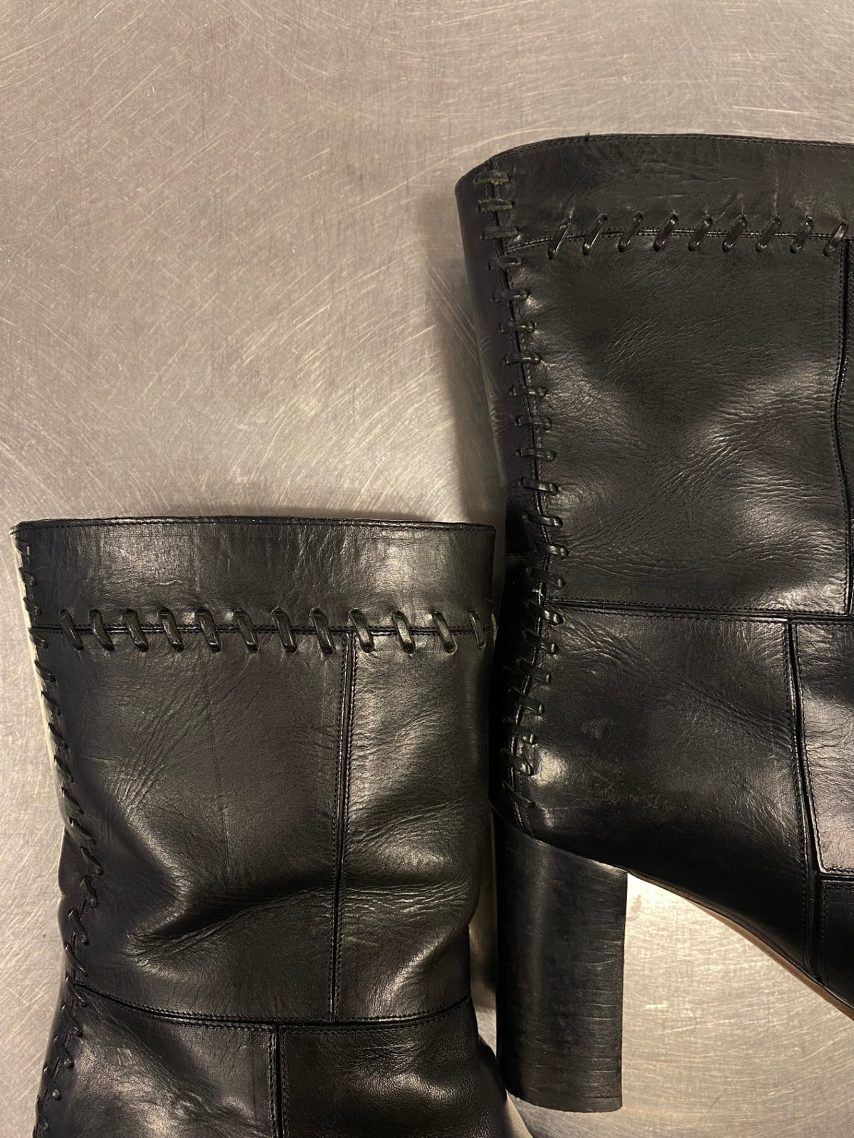 Chloé Lederstiefel 39 Schwarz