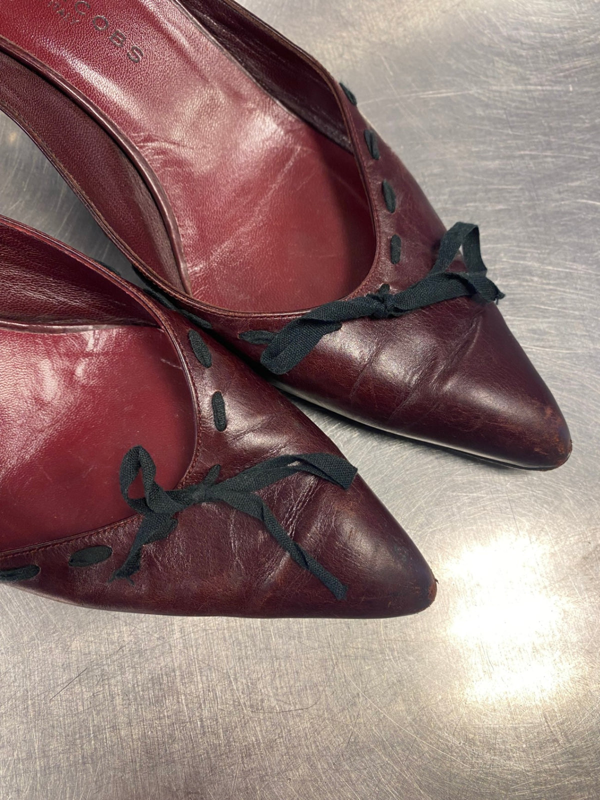 Marc Jacobs Kitten Heels 39 Weinrot