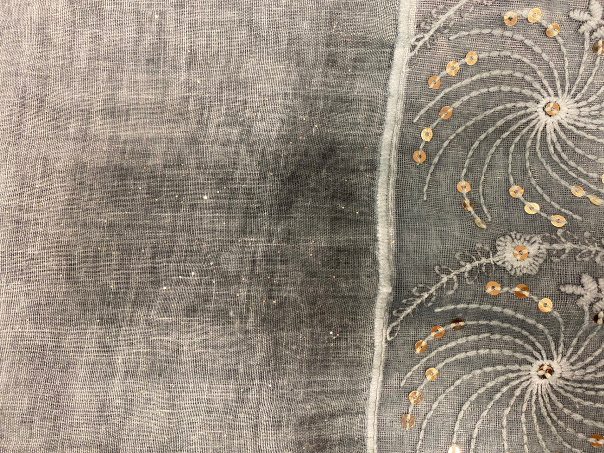 Schal Blau Glitzernd