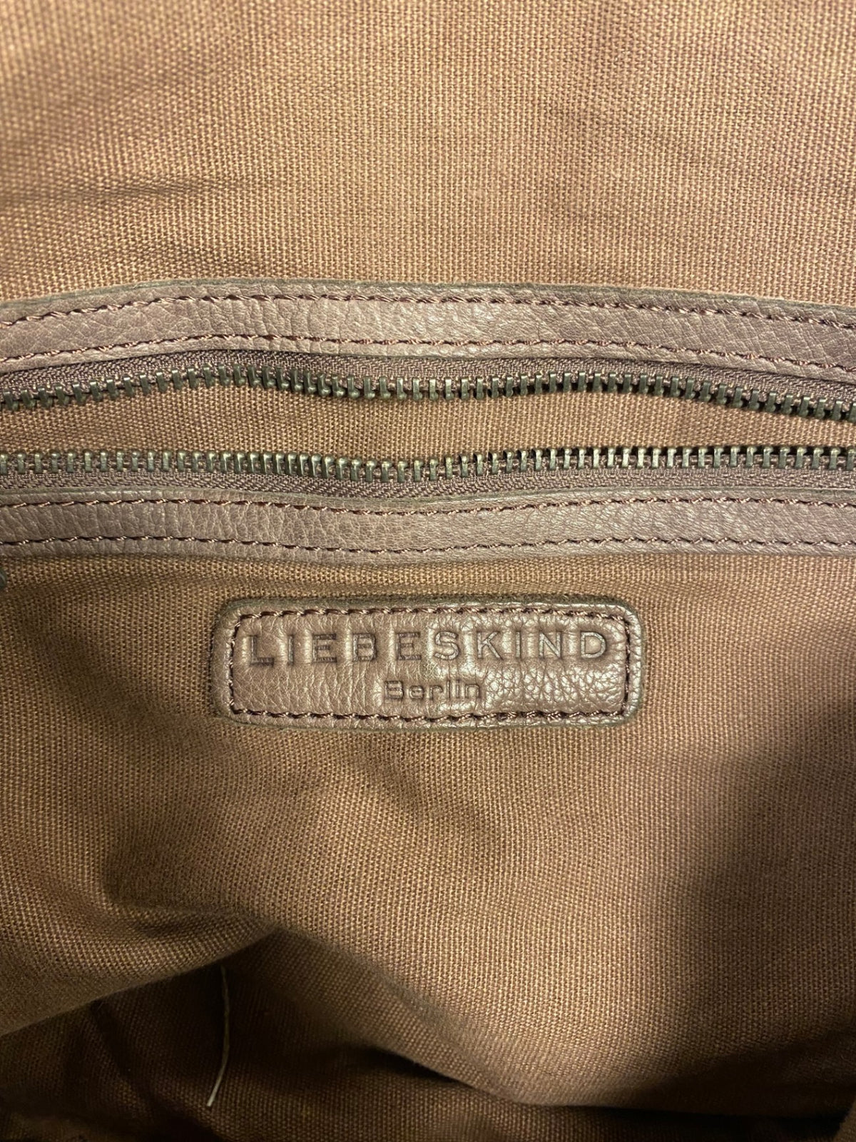 Liebeskind Berlin Ledertasche Braun/Lila