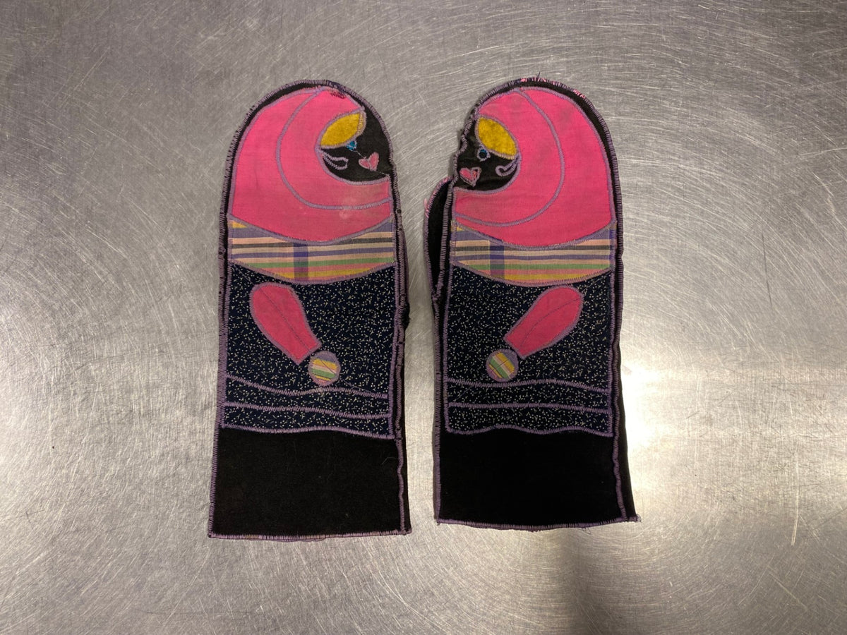 Leder Handschuhe S 