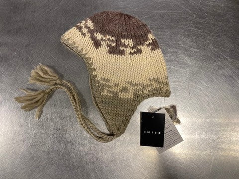 Strick Mütze Beige