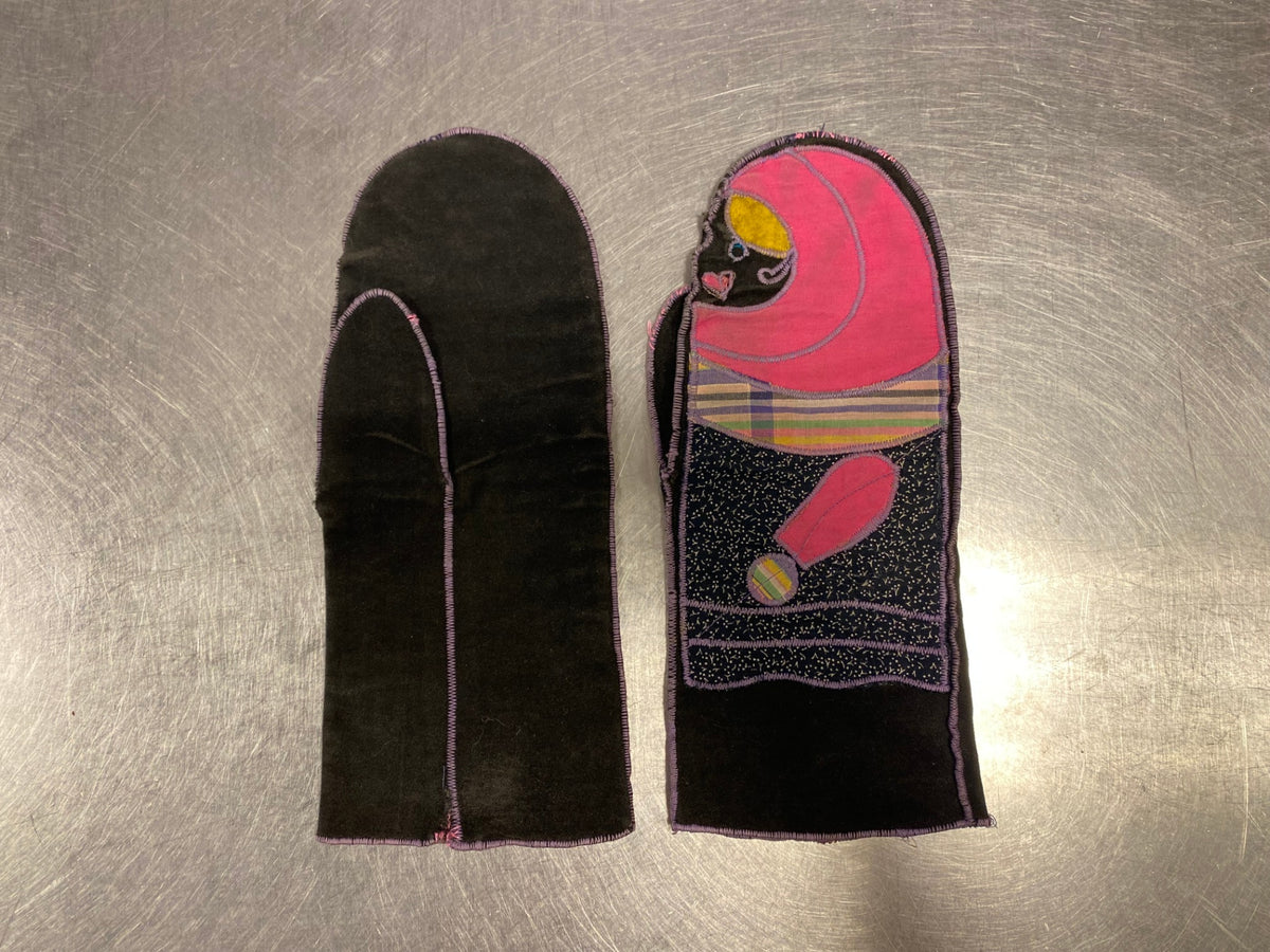 Leder Handschuhe S 