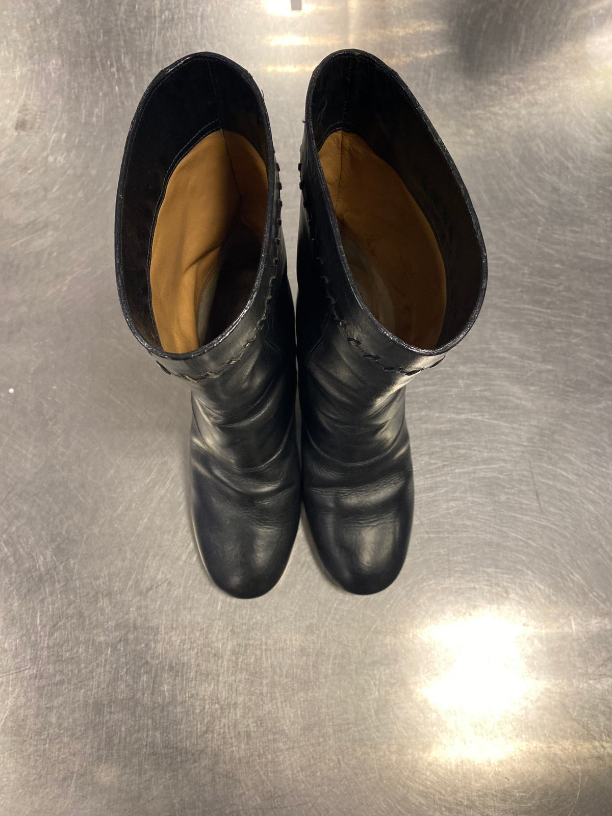 Chloé Lederstiefel 39 Schwarz